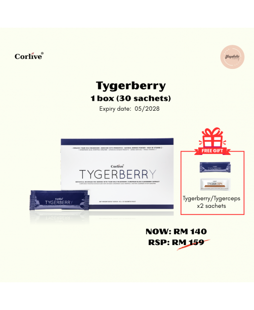 Corlive【Tygerberry (30 sachets) FREE 2x Tygerberry/ tygerceps sachets】(商家1-3天發貨)
