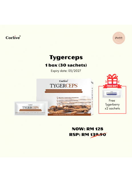 Corlive【Tygerceps (30 sachets) FREE 2x Tygerberry sachets】(商家1-3天發貨)