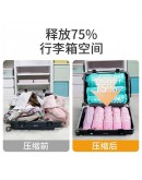 搖媽推薦【衣物棉被 真空收納手捲壓縮袋】收納博士｜免抽氣 旅行 收納袋 行李箱專用 (現貨）