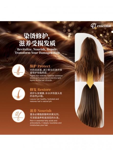 搖媽團 x Essential【Hair Serum 120ML】【商家1-3天發貨】
