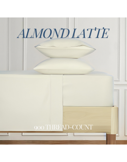 Katin Life【Almond Latte | 4 IN 1 Bedset | 100% Pure Egyptian Cotton】