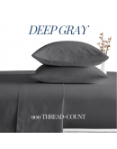 Katin Life【Deep Gray | 4 IN 1 Bedset | 100% Pure Egyptian Cotton】