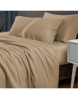 Katin Life【Pearl Beige | 4 IN 1 Bedset | 100% Pure Egyptian Cotton】