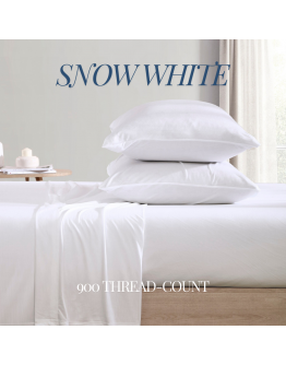 Katin Life【Snow White | 4 IN 1 Bedset | 100% Pure Egyptian Cotton】