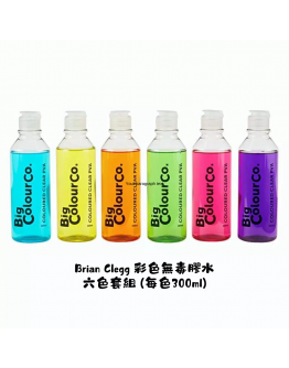 Little Brian【Brian Clegg 彩色無毒膠水 六色套組 (每色300ml)】（現貨) 