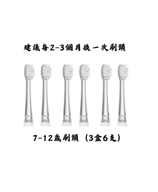 Marudai 7-12歲 軟毛刷頭（3盒共6入）【現貨】
