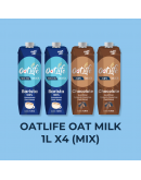 Oatilife【Set C|1L x 4| Oatmilk Barista|Chocolate (FREE 2x random flavor sachets】（7個工作天內發貨）