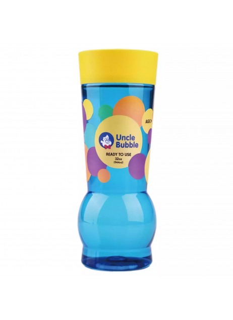 【Bubble Solution】Uncle Bubble Refill  超級泡泡水補充瓶 (Yellow Cap) 32oz x 1 (適用於大泡泡 - GIANT/GAME 系列)  【預購預計10月中到貨】