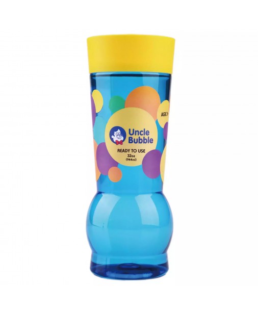 【Bubble Solution】Uncle Bubble Refill  超級泡泡水補充瓶 (Yellow Cap) 32oz x 1 (適用於大泡泡 - GIANT/GAME 系列)  【預購預計10月中到貨】