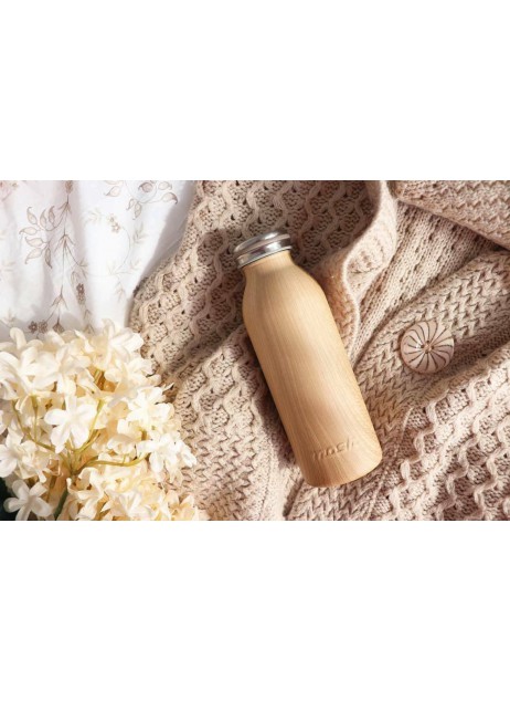 Mosh! Milk Bottle 450ML BROWN WOOD【現貨】